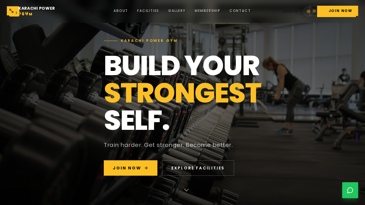 Karachi Power Gym template preview